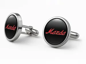 Mazda Cufflinks Gift For Him Premium Sturdy Minimal Design